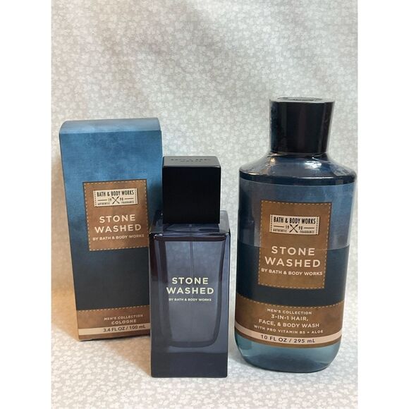 Bath and Body Works MEN’S STONE WASHED 2 Piece Set - Picture 9 of 9